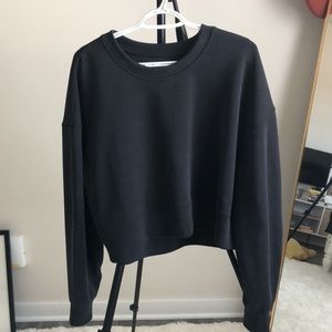Lululemon long crop sweatshirt
